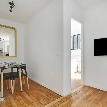Charming -1br-4p- Gare Montparnasse 아파트 파리