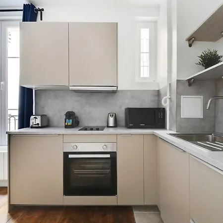 Charming -1br-4p- Gare Montparnasse 파리