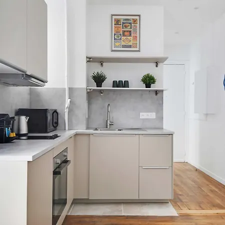 Charming -1br-4p- Gare Montparnasse Апартаменты